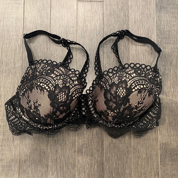 Soutien-gorge Victoria's Secret Dream Angels Lined Demi - Armatures - Rose - Neuf Avec Étiquettes